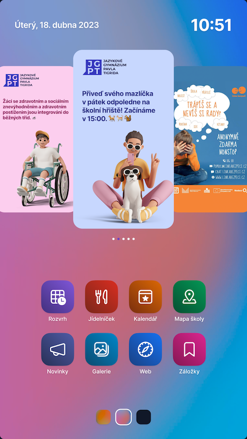 Nástěnka pro školy